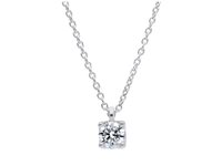 Necklace Castelli Gioielli Woman Forever in White Gold Diamante 0.30 Ct BBC07030GC - BBC07030GC